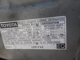 2011 TOYOTA PRIUS SILVER 1.8L AT Z18183